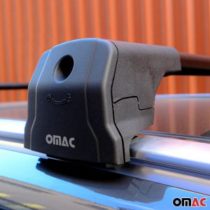 Volvo V90 Cross Country Roof Rack Cross Bars - Omac - Elegance V2 - Black 2017-2024